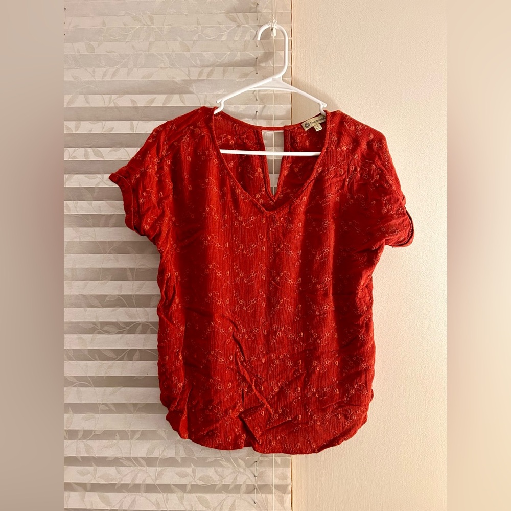 Red Democracy Shirt Size Small
